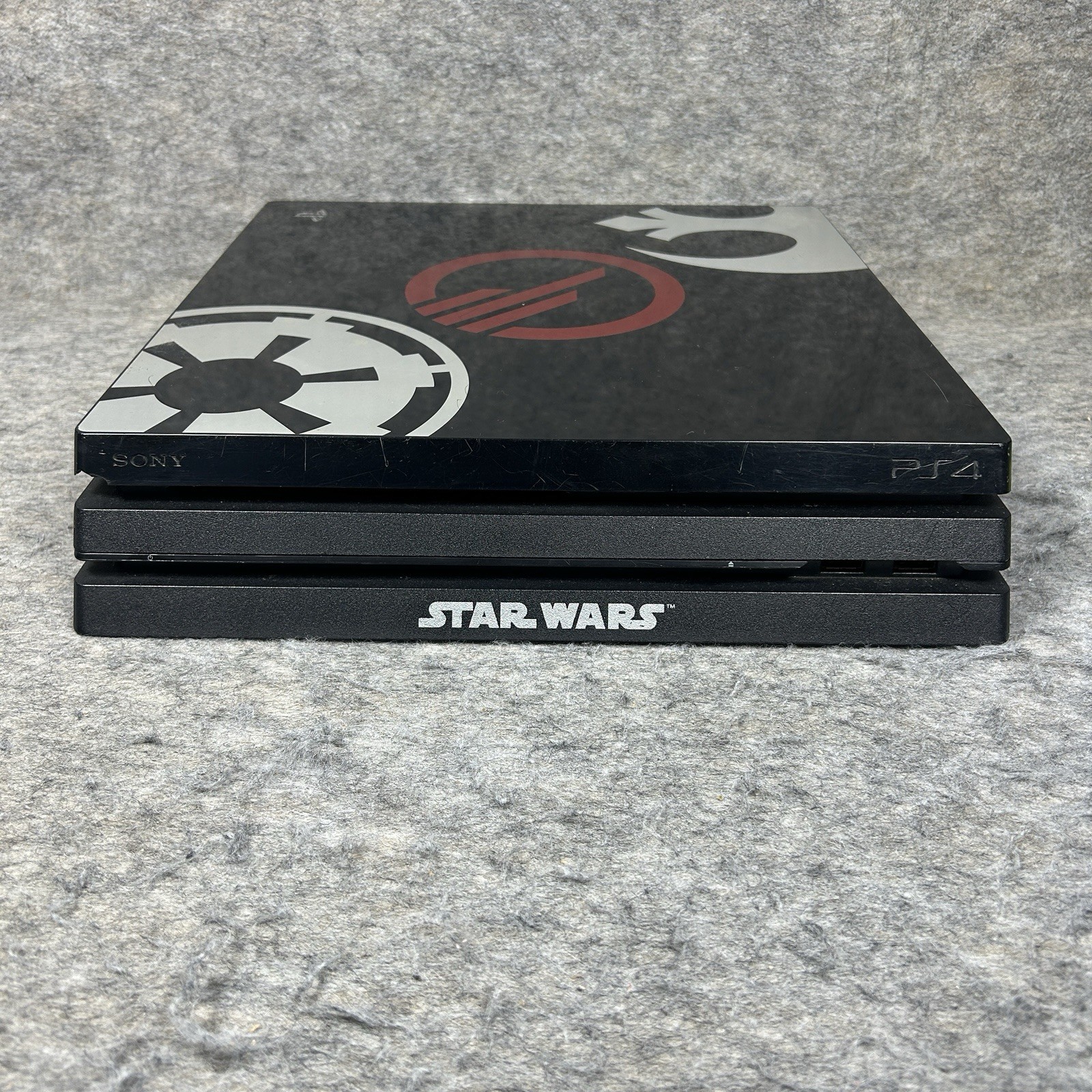 Sony PlayStation 4 Pro 1TB Star Wars Console Only CUH-7115B W/ Cords LOUD FAN