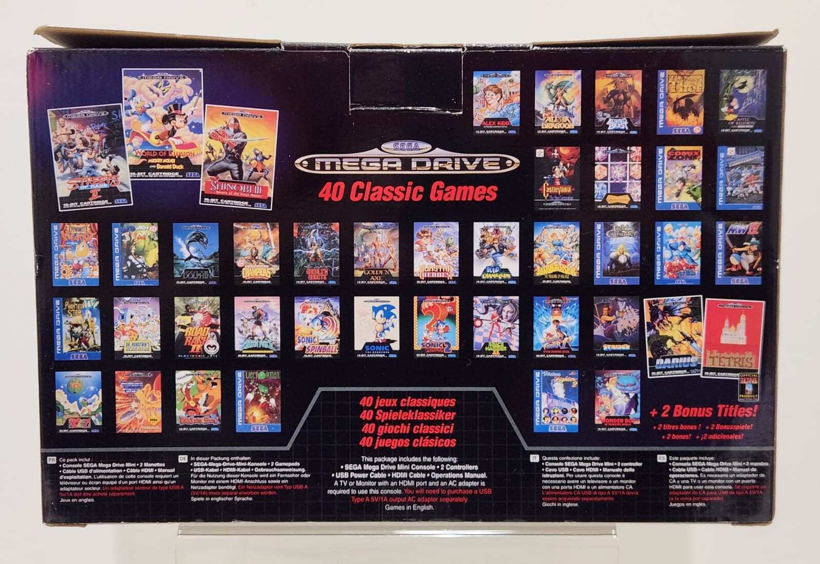 EU SEGA Mega Drive Mini By SEGA Console 42 GAMES 30 Years Genesis EUropean