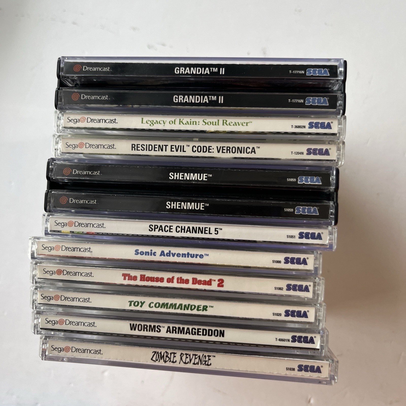 Sega Dreamcast HKT-3020 White Console Bundle Game Lot Multiple Accessories