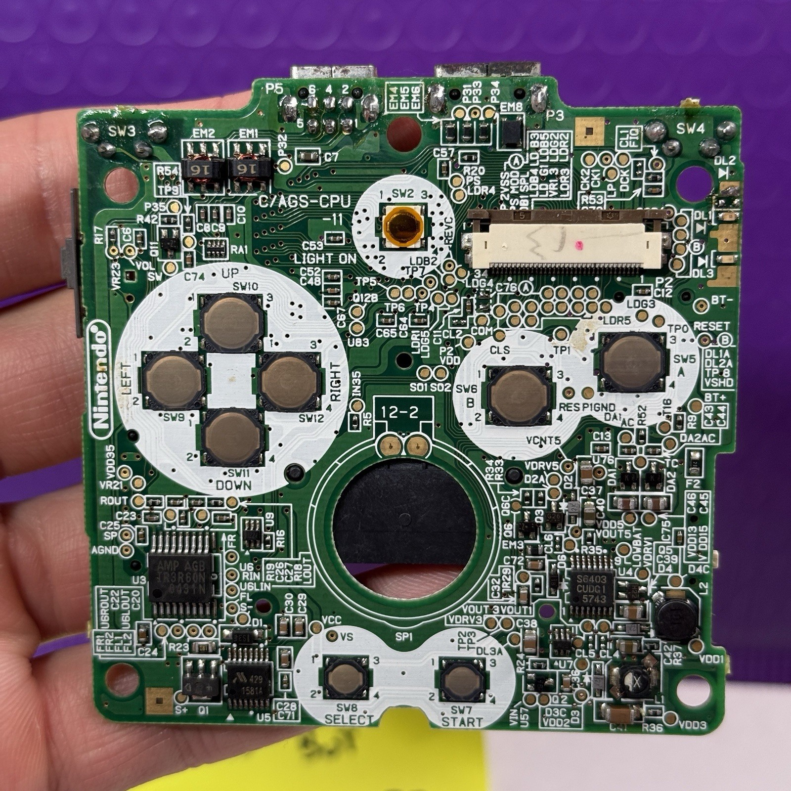2x Gameboy Advance SP Motherboard (Parts Or Repair Lot) GBA SP As Is