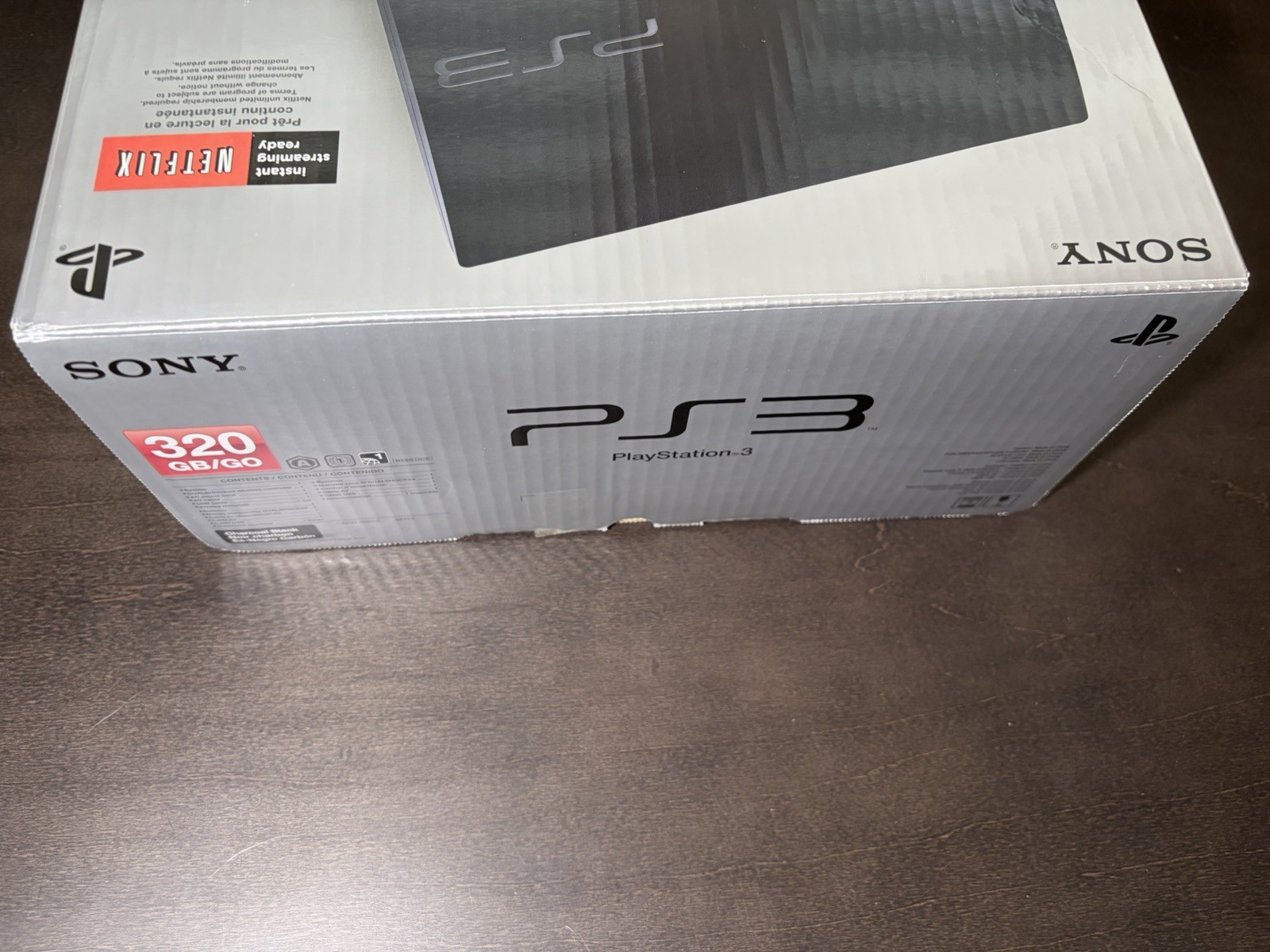 Sony Playstation 3 PS3 Slim Black Game Console 320GB New In Box