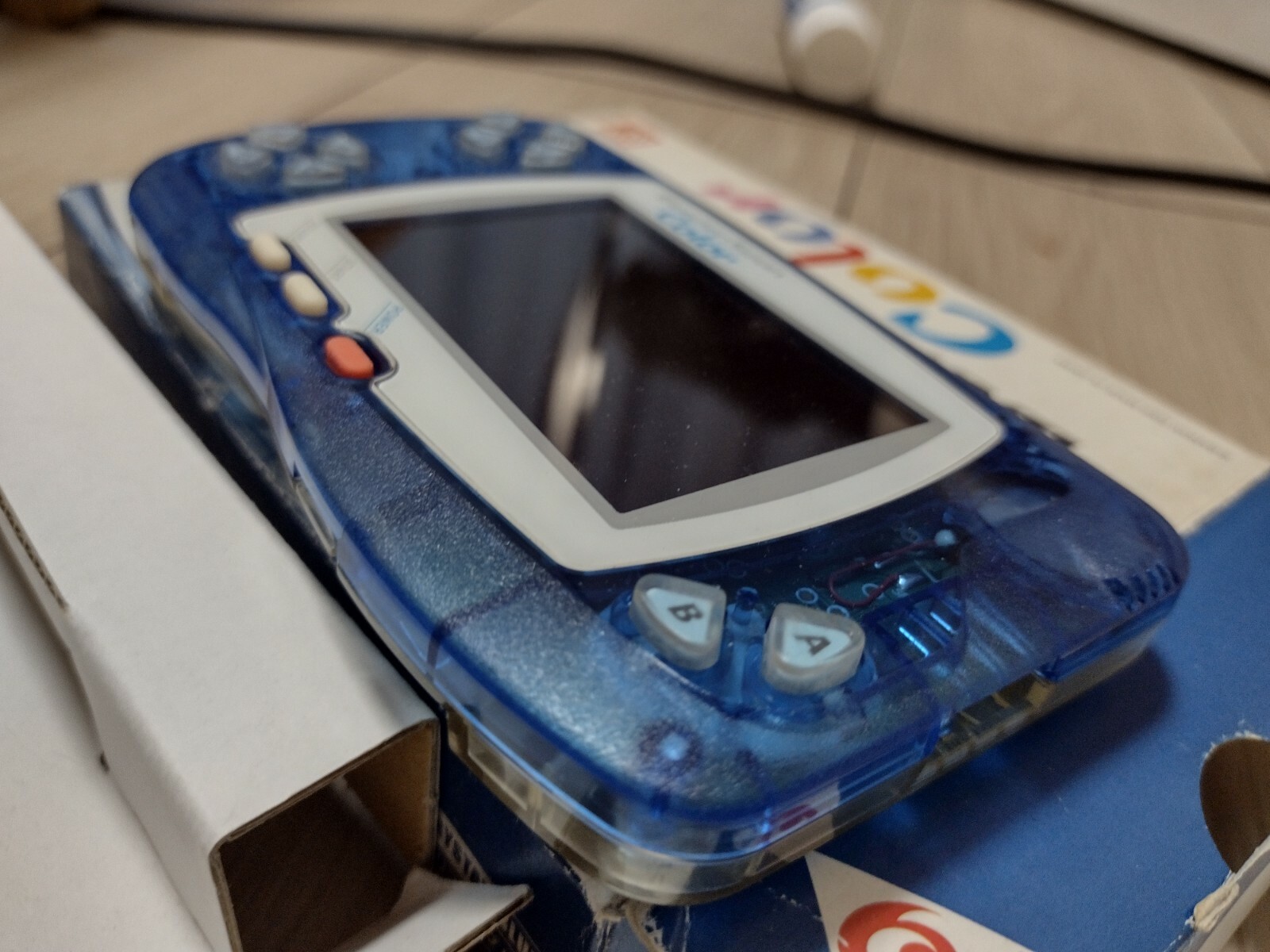 WonderSwan Color Console CRYSTAL BLUE WSC-001 Boxed Bandai 0100669754 ws