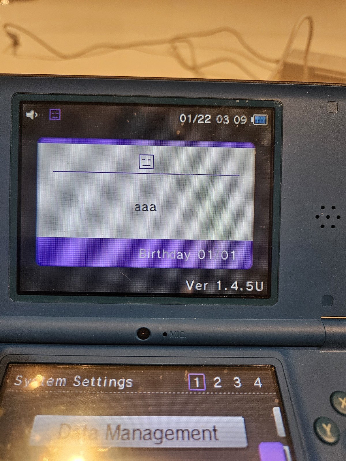 Nintendo DSi XL Midnight Blue W/ 16gb Memory Card