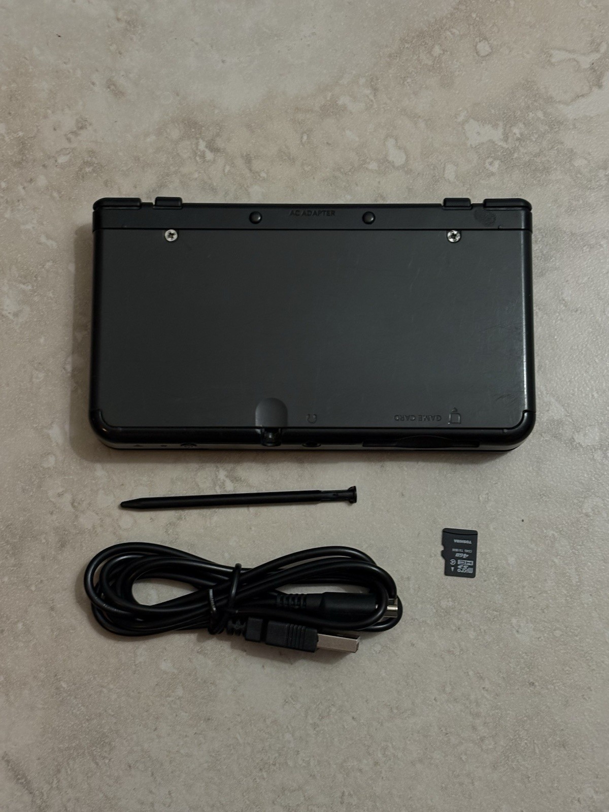 Nintendo New 3DS Black Edition Handheld System Console With Charger USA Seller