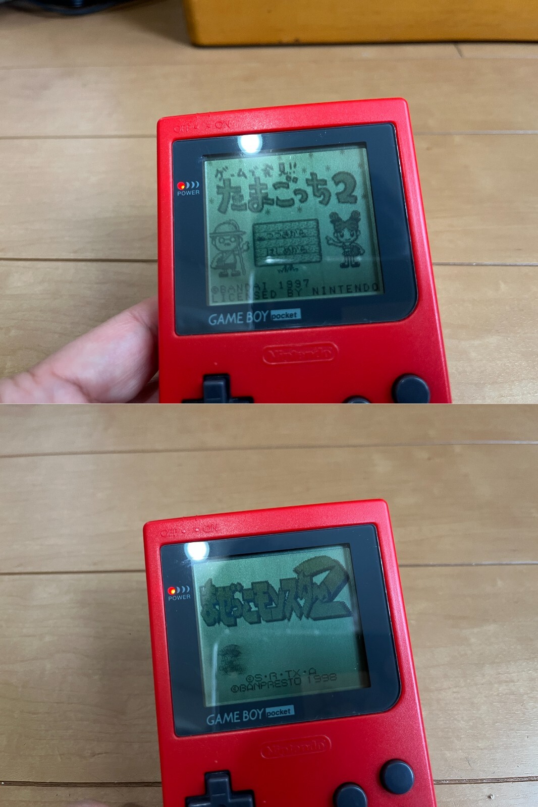 GameBoy Pocket console Red Original Color with BOX and Manual GB