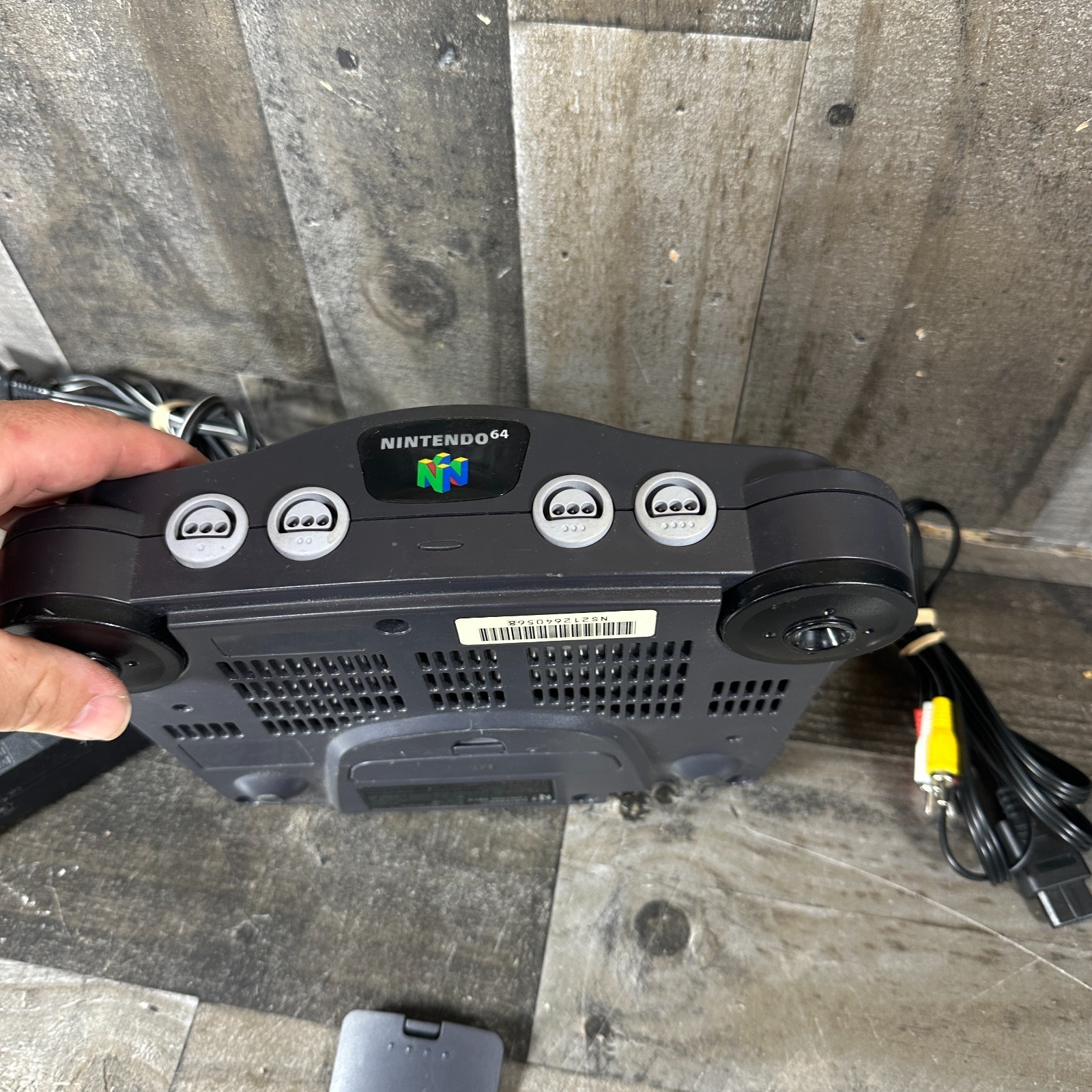 Nintendo 64 N64 Console Only with Expansion Pack Pak NUS-001 Tested Working