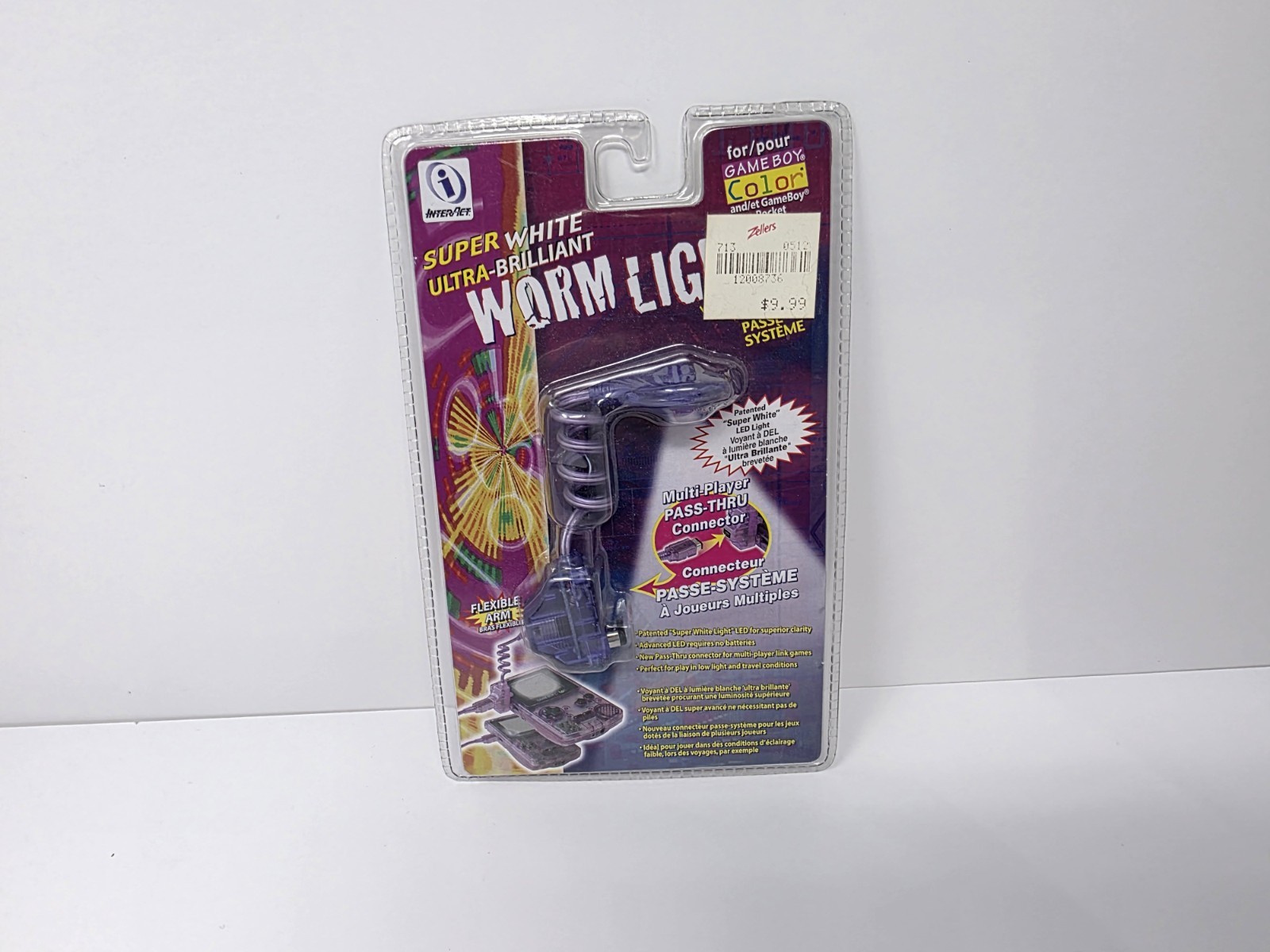 New & Sealed InterAct Worm Light (Nintendo Gameboy Color) Multi-Player Connector