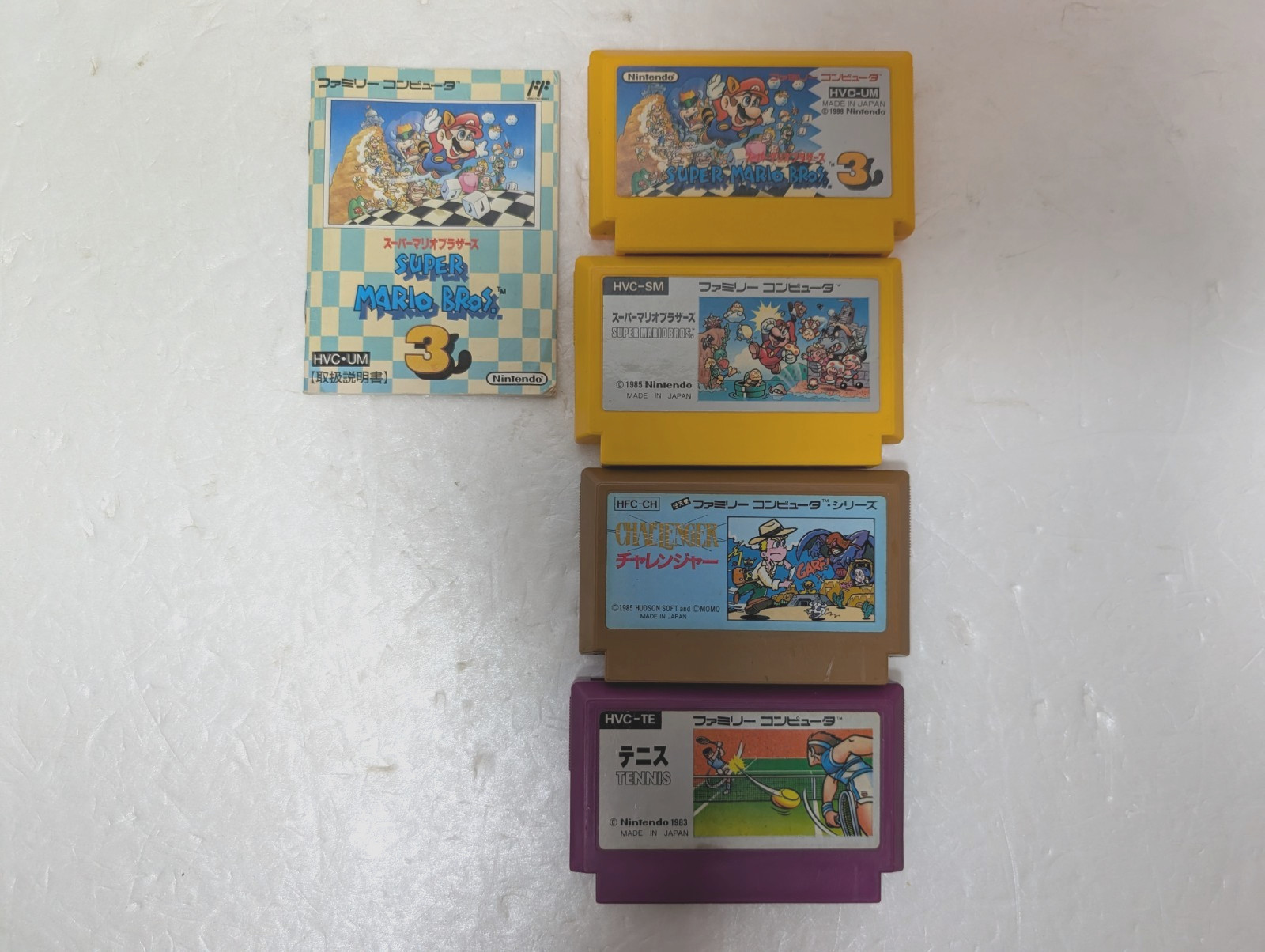 New Famicom Console AV NES HVC-101 Super mario bros 3 Japan Box Manual