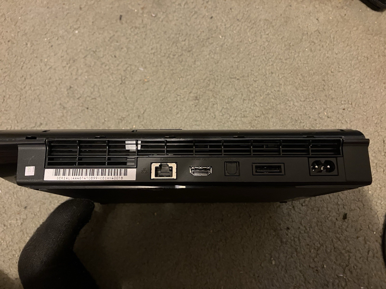 Sony PlayStation 3 250GB Console – Black For Parts