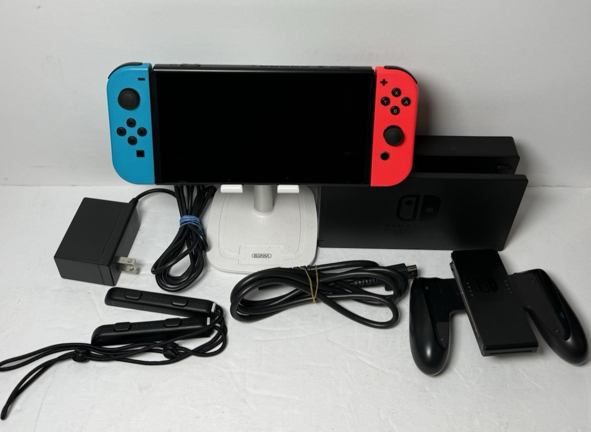 Nintendo Switch 32GB Handheld Console – Neon Red/Neon Blue