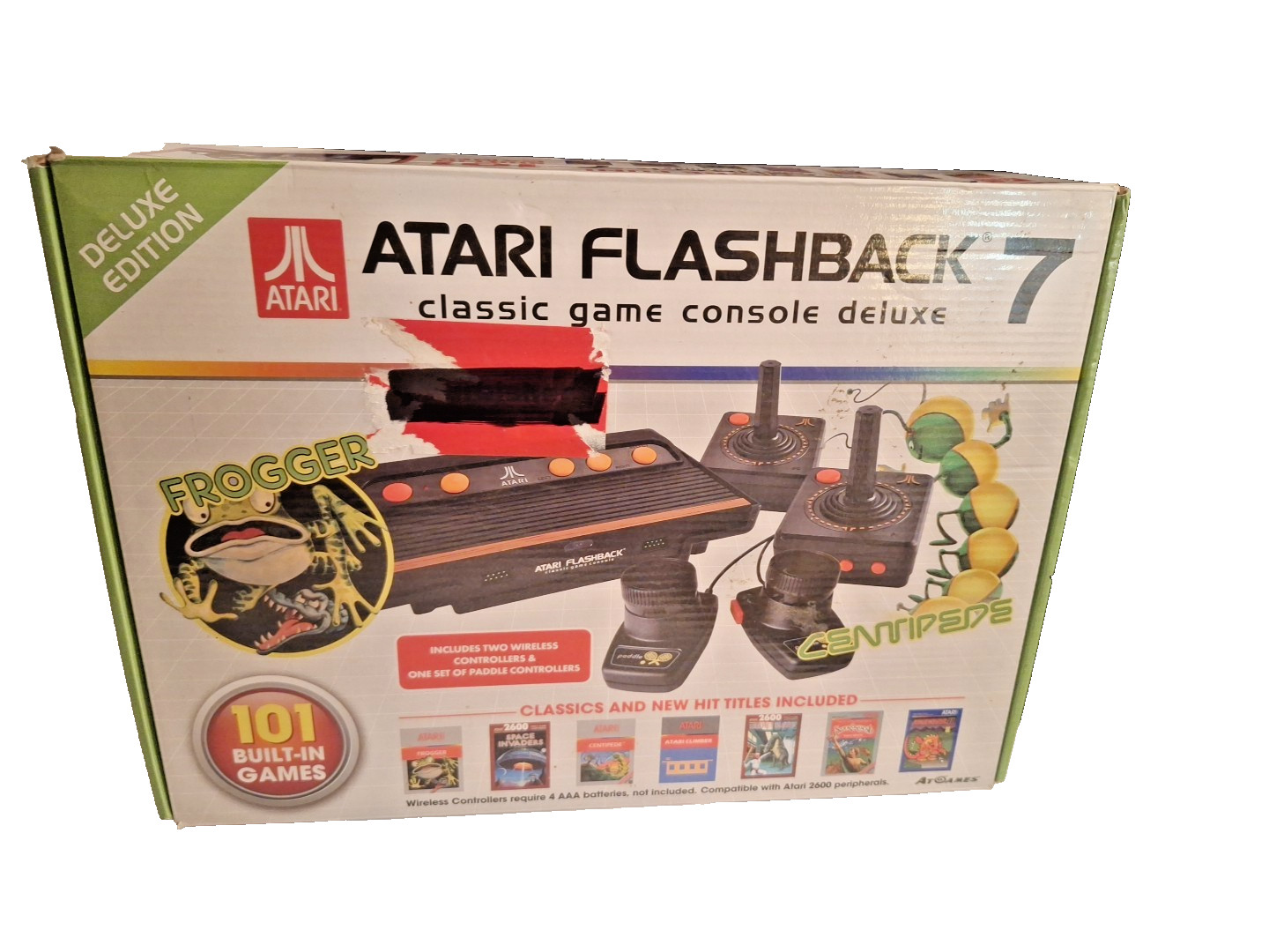 Atari Flashback 7 Classic Game Console 101 Built-In Games with Wireless Control