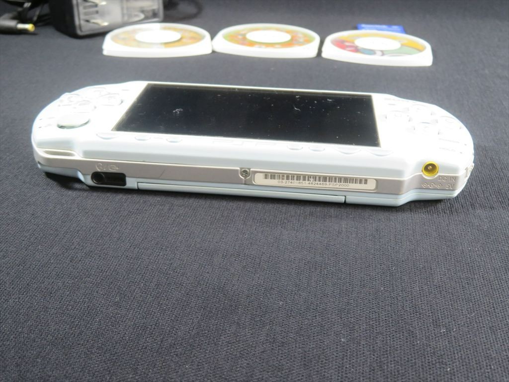 PSP 2000 Console SONY playstation portable Felicia Blue Japan 3 game for parts