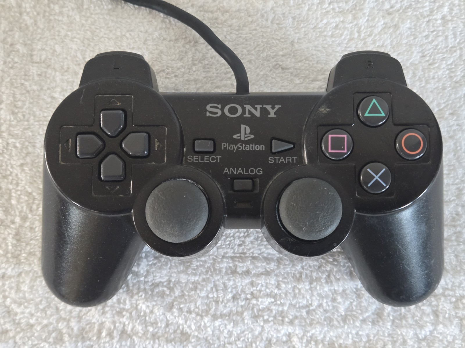 Sony PlayStation 2 Console SCPH-50001 W/1 Controller, Memory Card, Cords TESTED