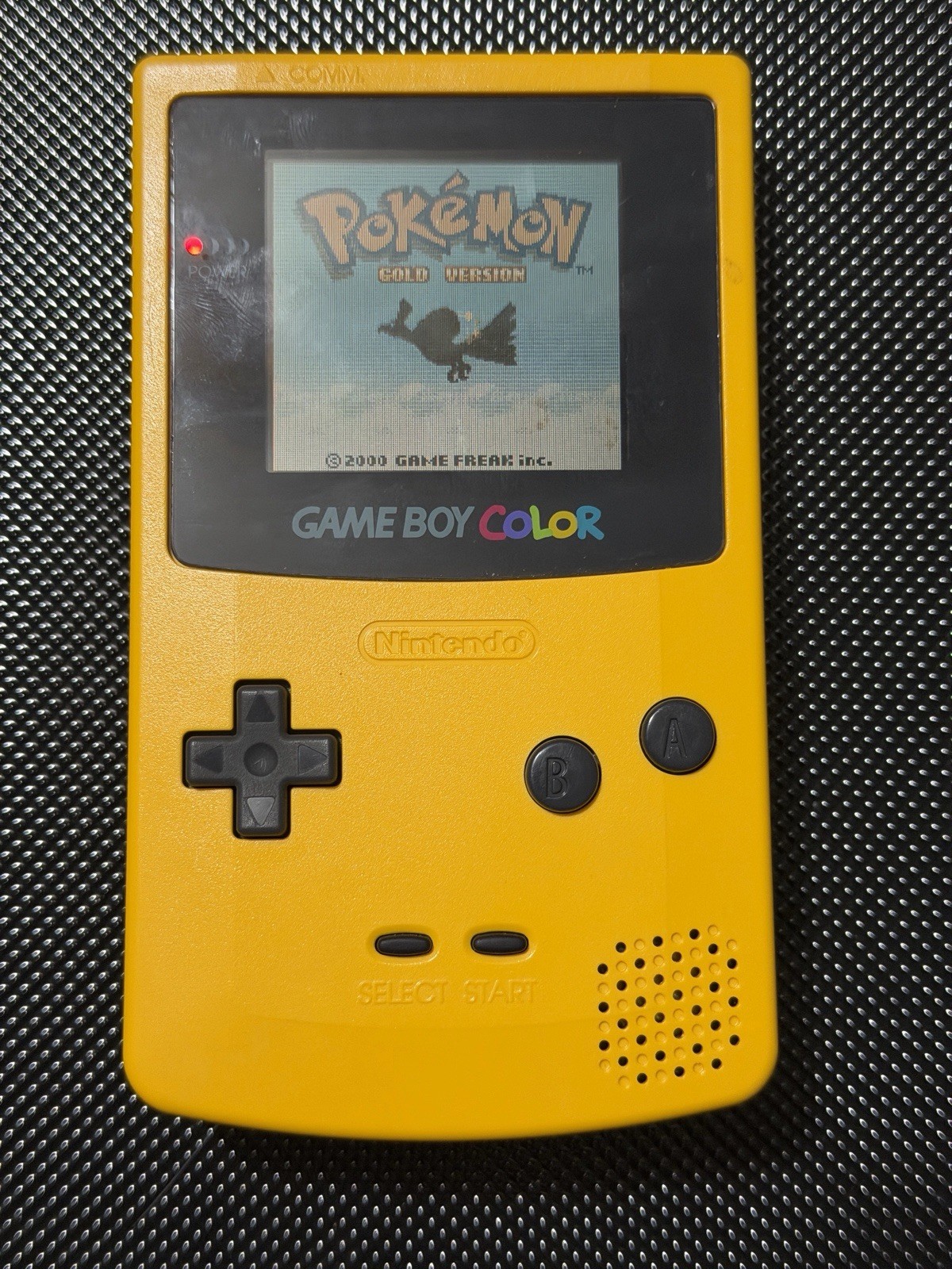 Game Boy Color – Yellow – Tested & Working – Pokemon Games Crystal, Gold, Blue