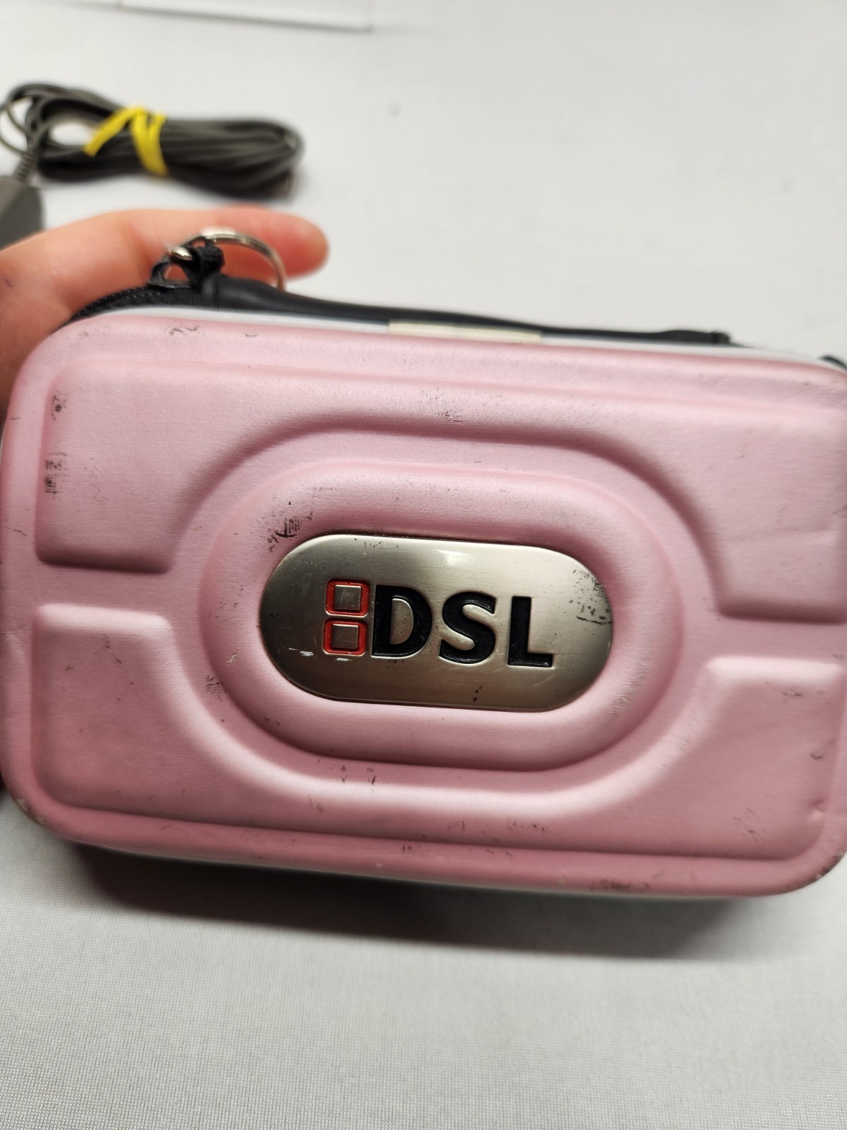 Nintendo DS Lite Metallic Rose -Case, Charger Bundle Lot