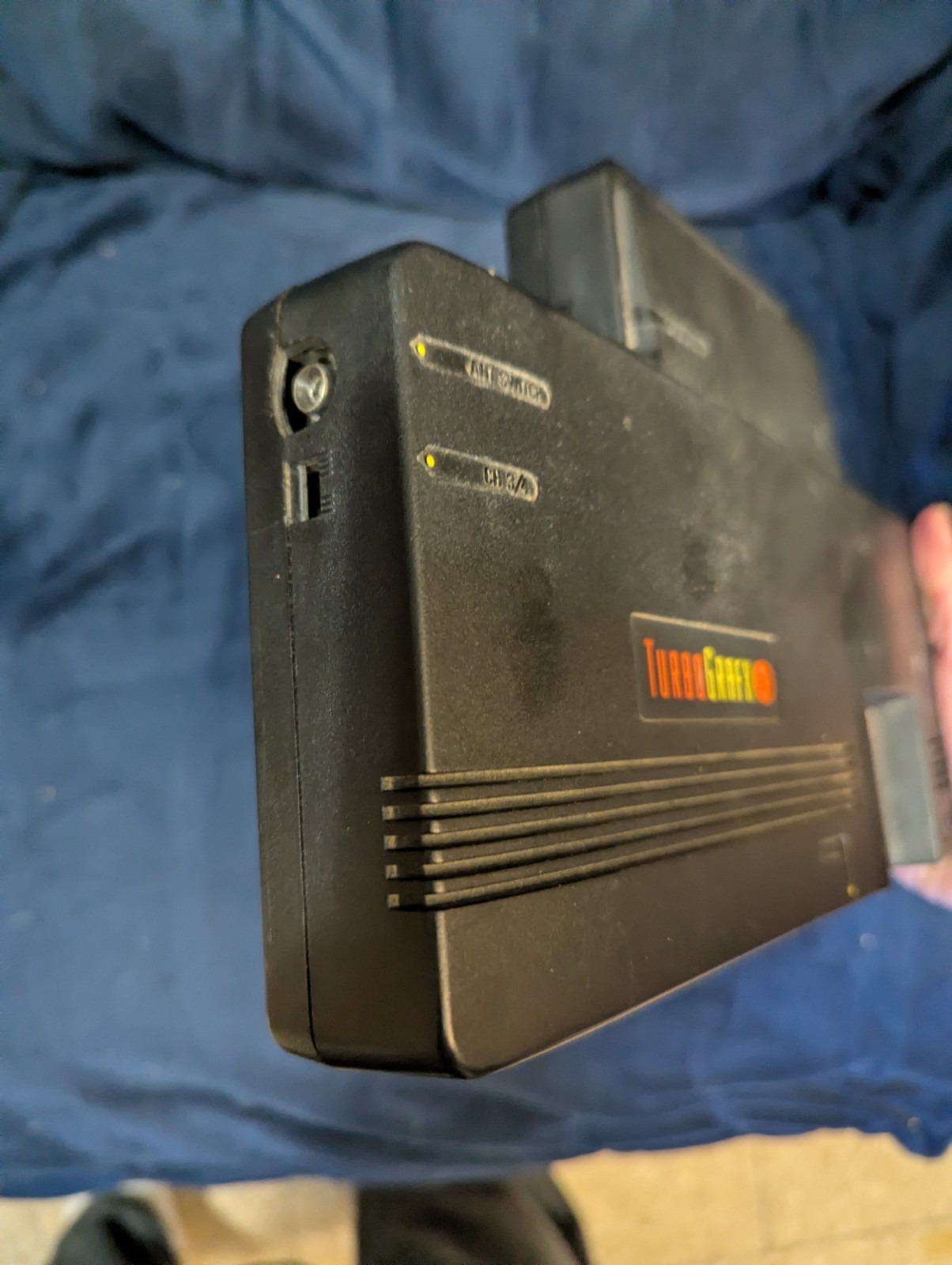 TURBOGRAFX 16 SYSTEM CONSOLE ONLY HES-TGX-01 BLACK NEC GENUINE OEM