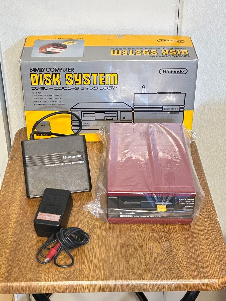 Nintendo Famicom Disk System HVC-022 Boxed w/ RAM Adapter & AC Adapter Japan