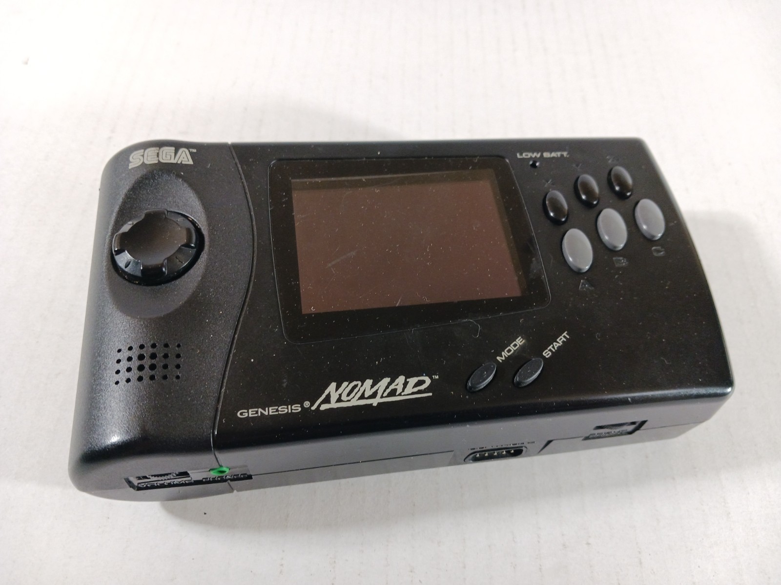 Sega Nomad Genesis Console Only Tested Sound Video Has Lines in Screen Recapped