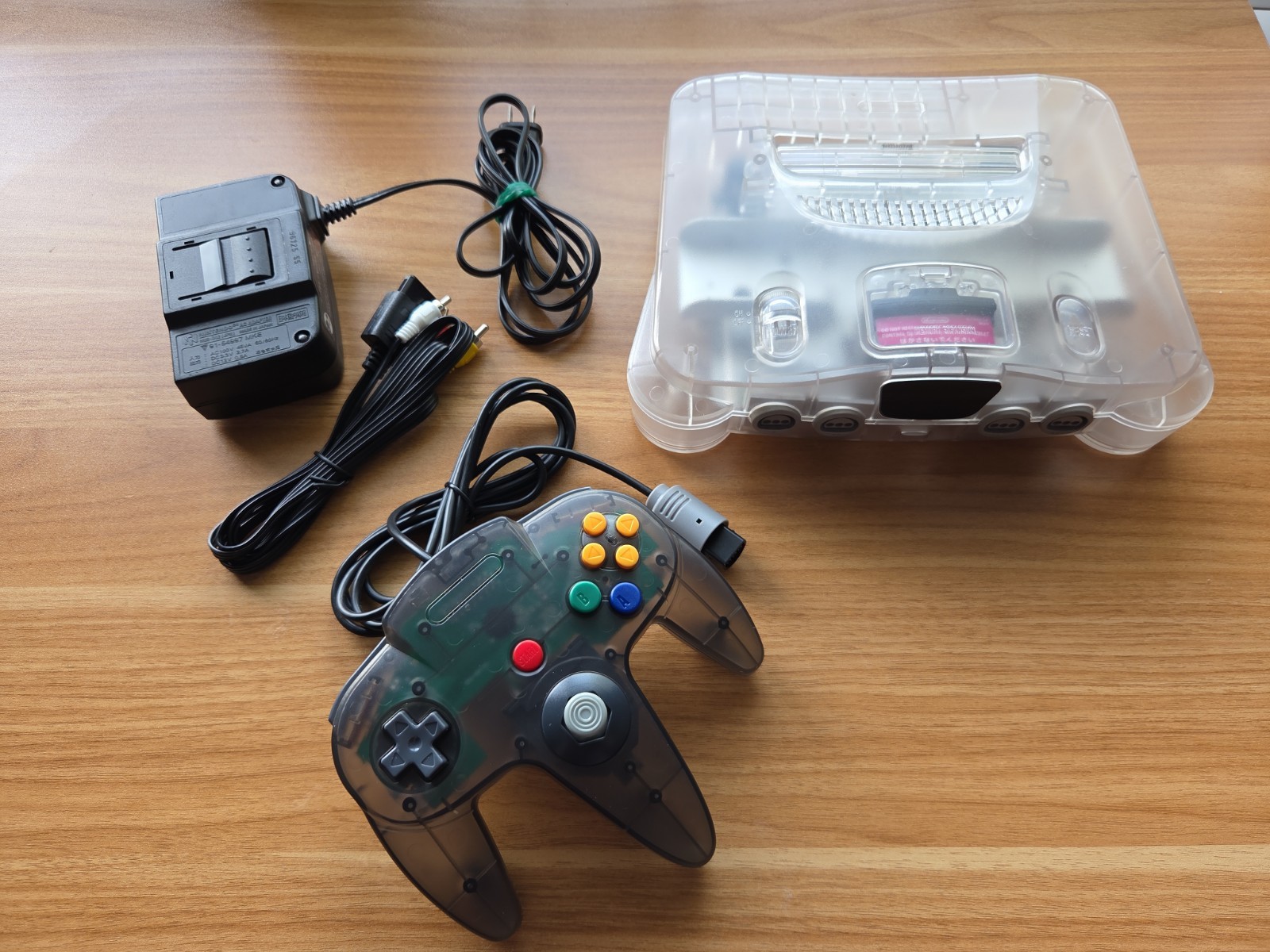 N64 Nintendo 64 clear Transparent Funtastic Console Re-Shelled Region Free