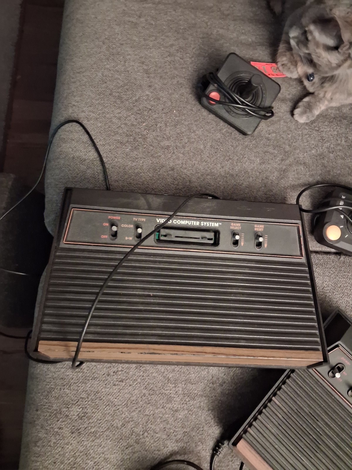 2 consoles 2600 Video Computer System Console Black Brown RF with Controllers