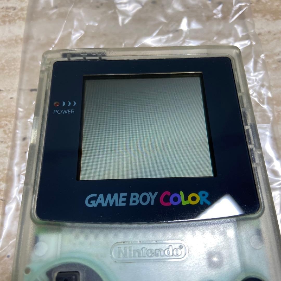 Nintendo Game Boy Color Clear CGB-001 Complete in Box Near Mint 7019