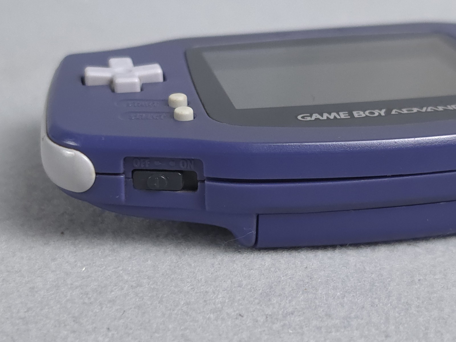 Nintendo Game Boy Advance Handheld System Indigo Purple Tested & Works!