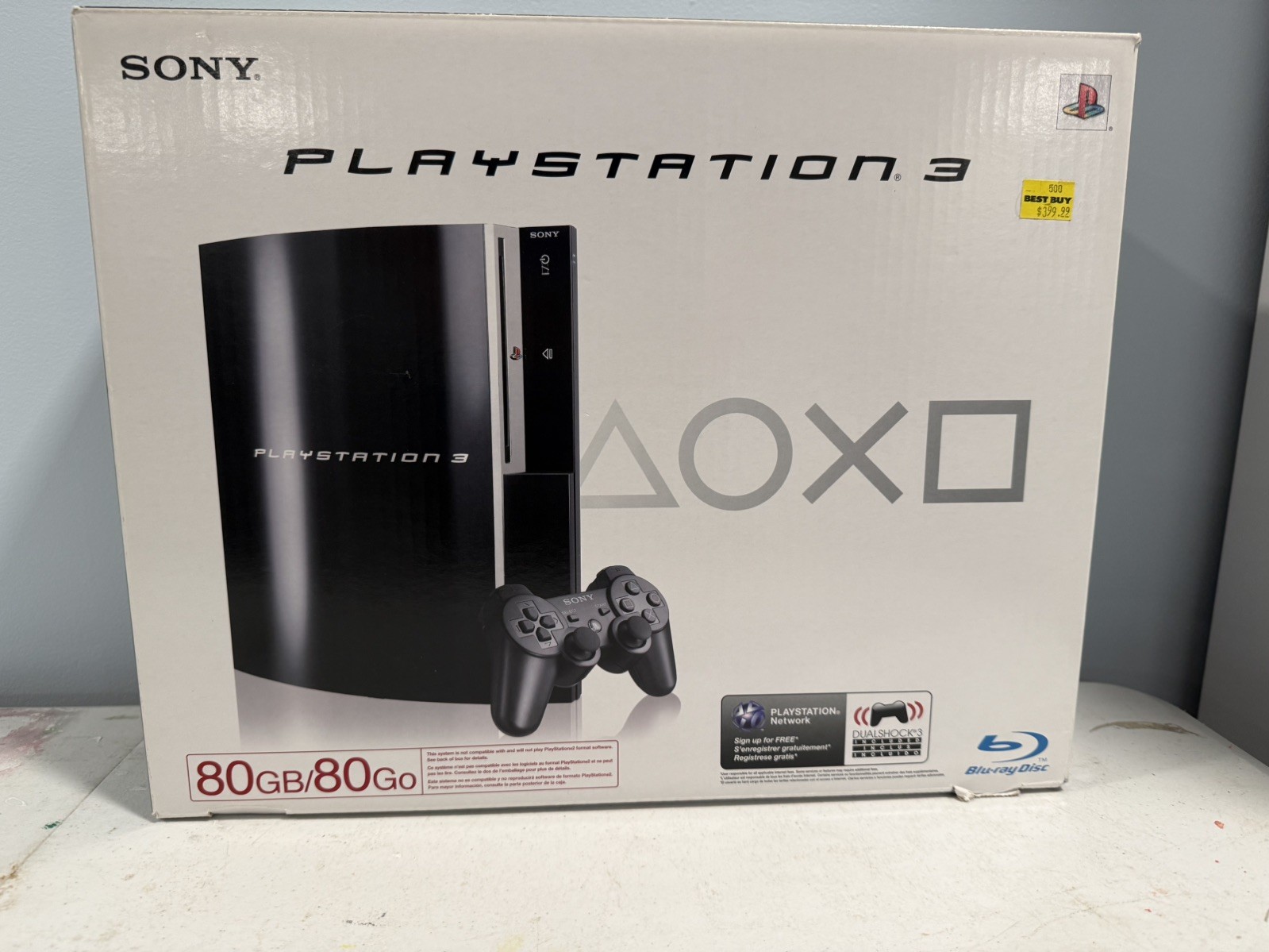 Sony PlayStation 3 80GB FAT Console – Black-UC2 CECHK01 + (6) PS3 Video Games