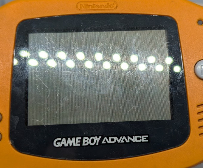 Nintendo GameBoy Advance Spice Orange Console Japan Tested Bad Speaker