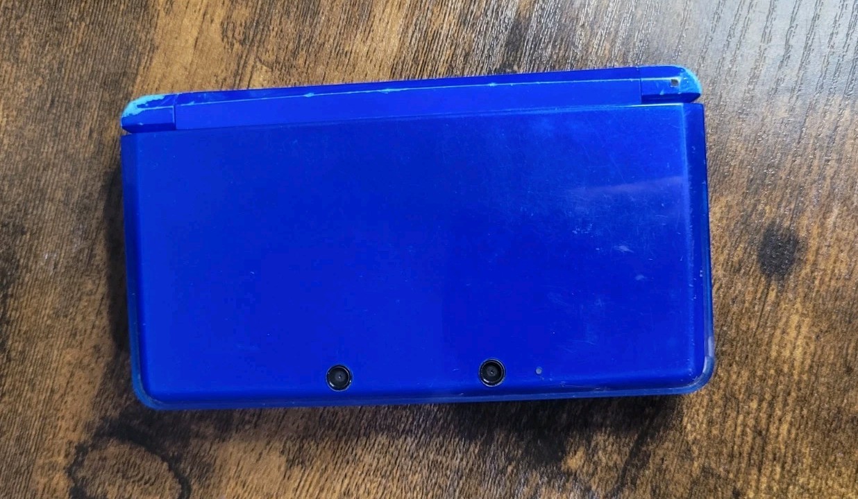 Nintendo 3DS Cobalt Blue Launch Edition NTSC-J Boxed Console w/ Insert Tested