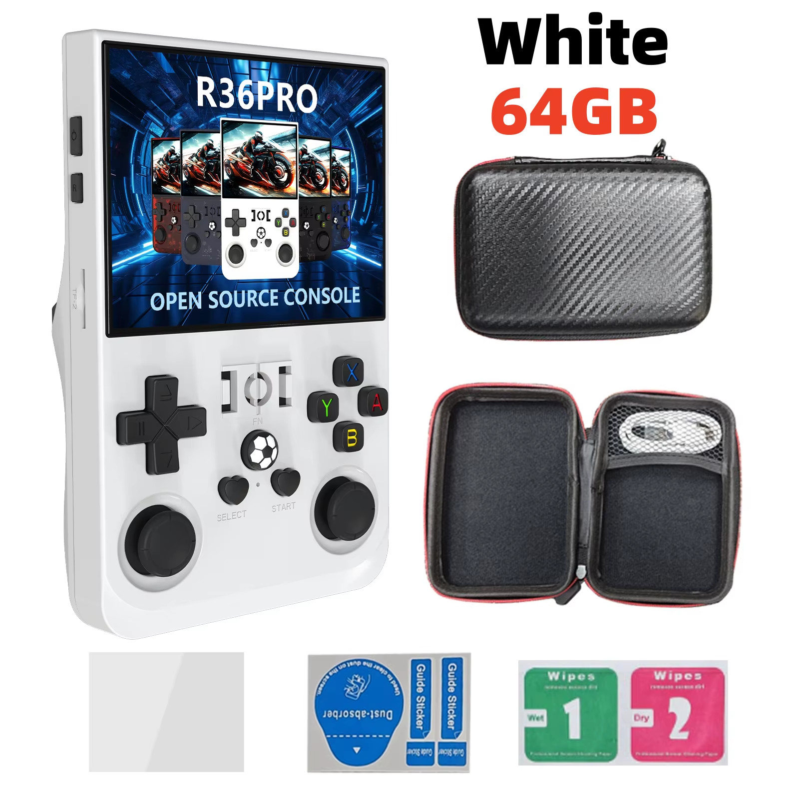 Open Source R36 PRO Retro Handheld Video Game Console Linux System 3.5 Inch IPS