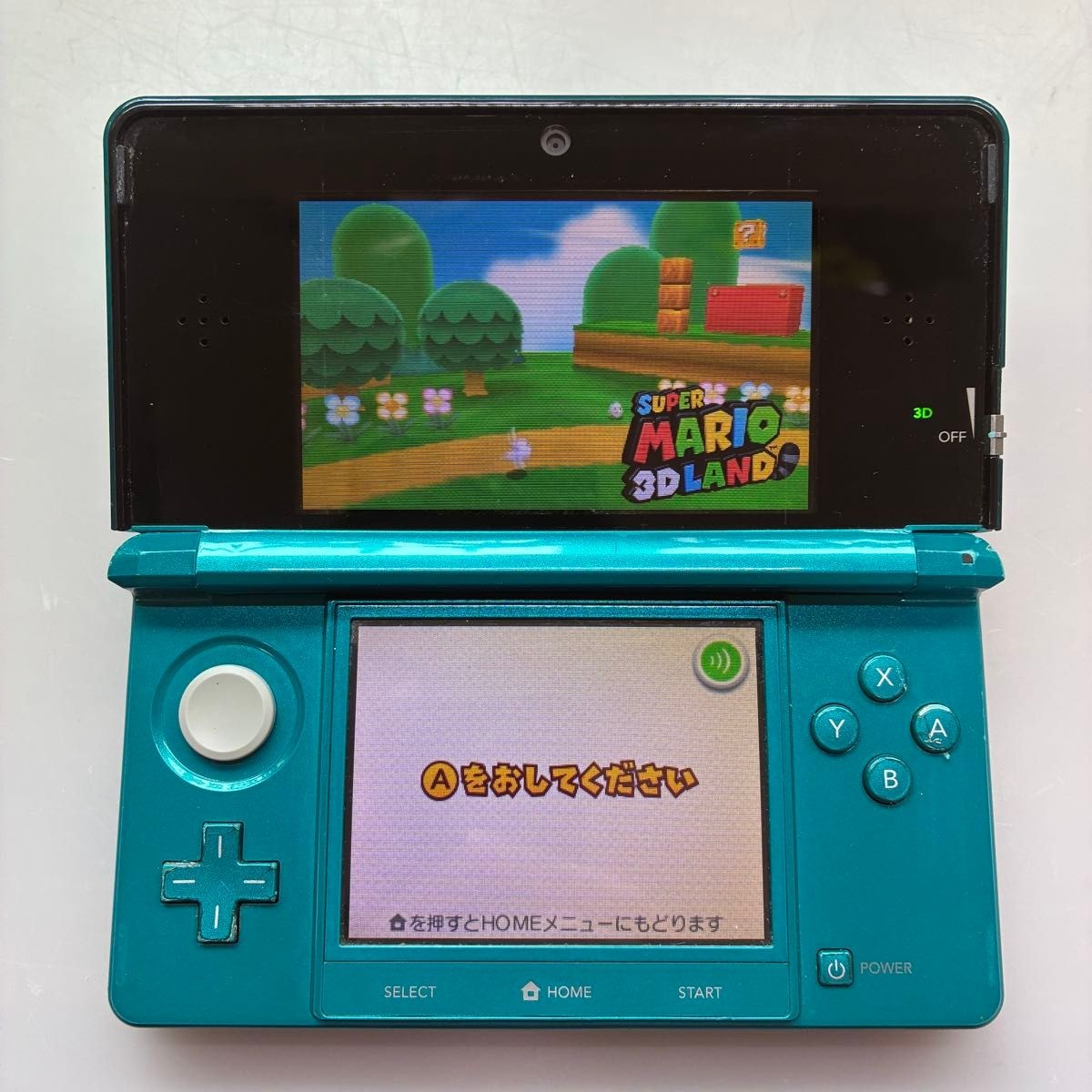 Nintendo 3DS Aqua Blue CTR-001 Tested Working Authentic Japan Tracking