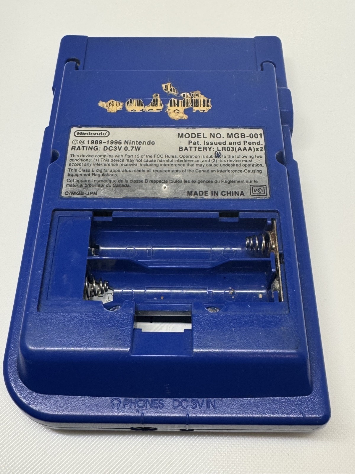 Nintendo Game Boy Pocket – Blue NOT WORKING PARTS or Repair
