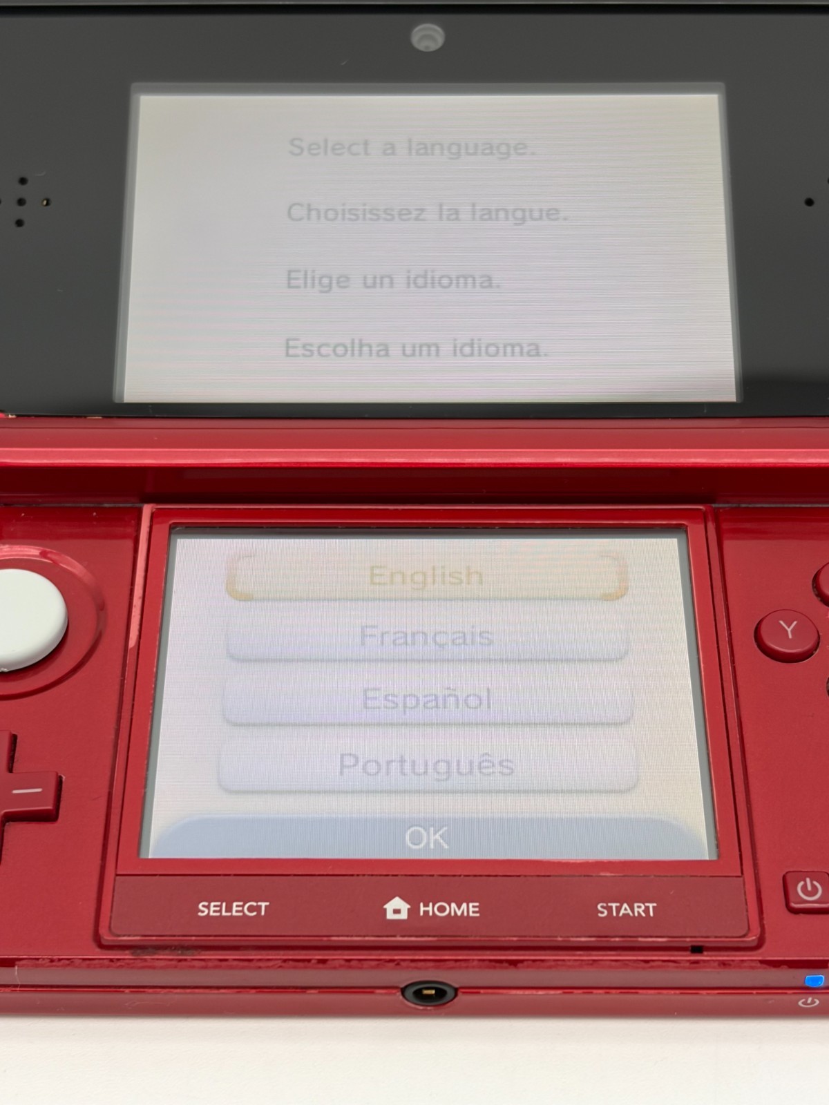 Nintendo 3DS Region Free Console Used Choose SD Card and Charger