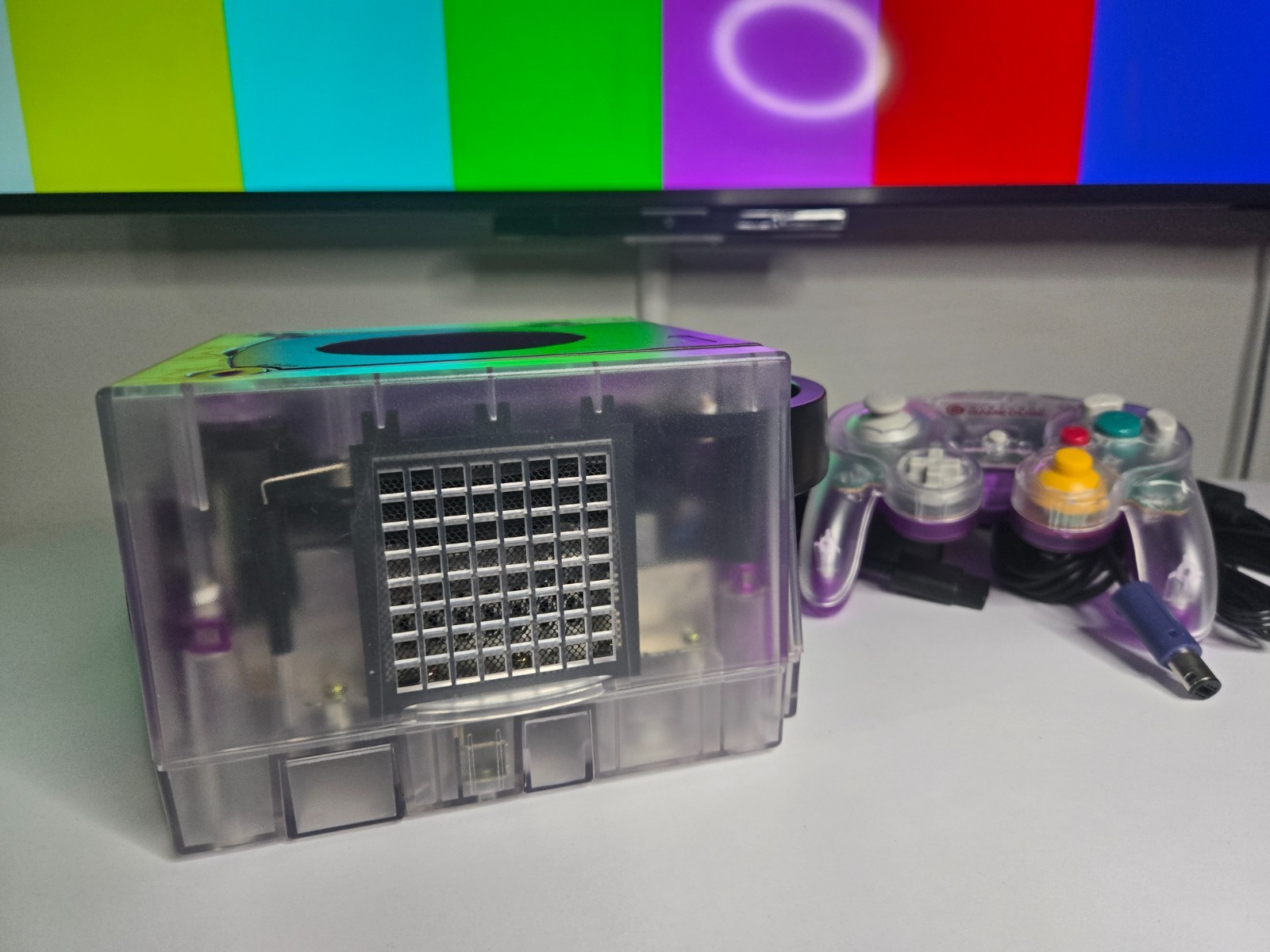 Nintendo GameCube Console NGC Console + Controller + Wires Bundle