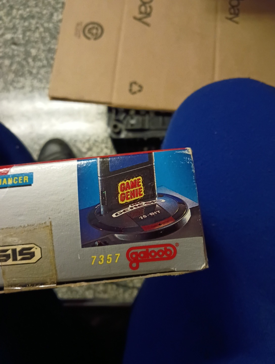 Vintage Sega Genesis Game Geni Code Book and Cartridge