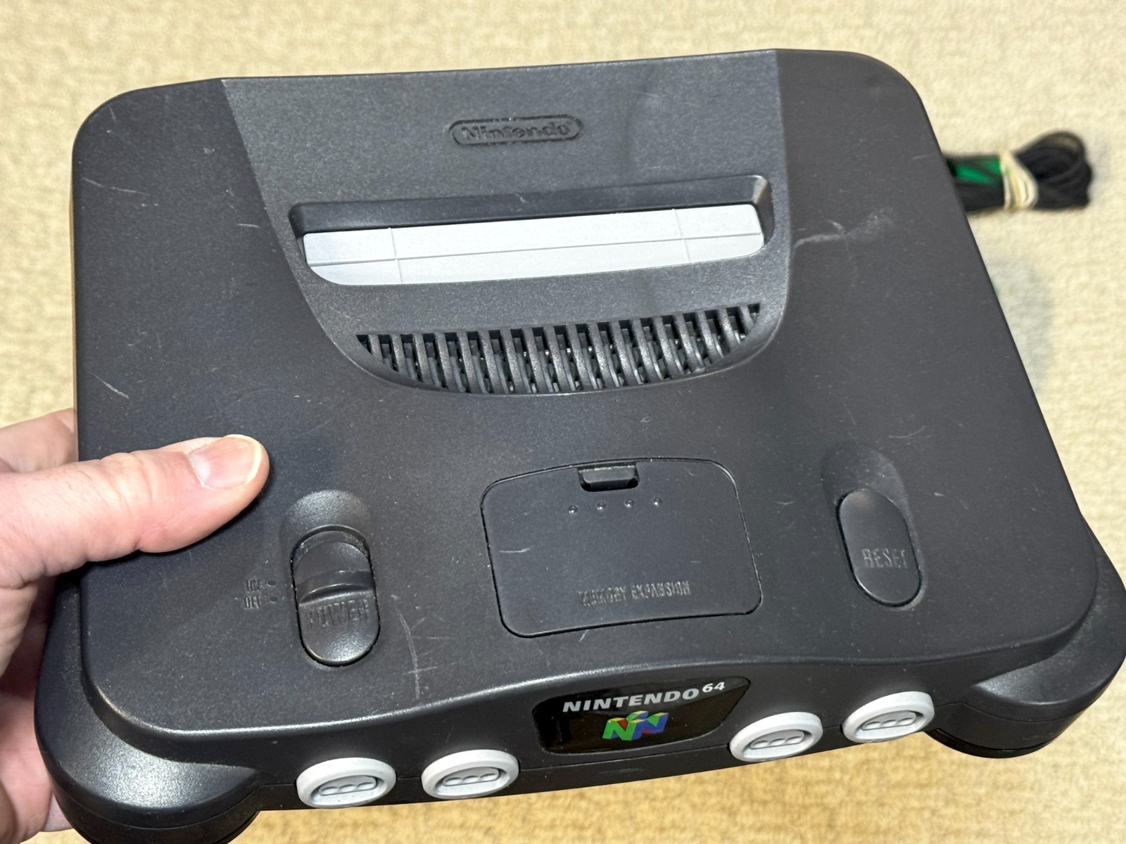 Nintendo 64 N64 Console Tested w/ Expansion Pak Controller GoldenEye – Bundle