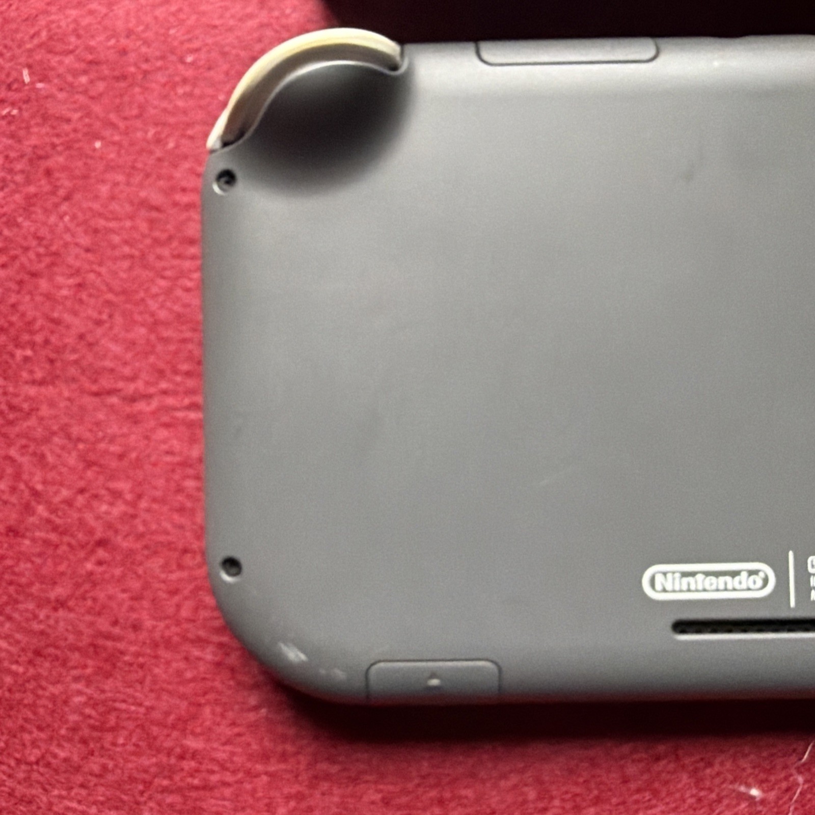 Nintendo Switch Lite Gray Handheld Console With Charger Tested And Working