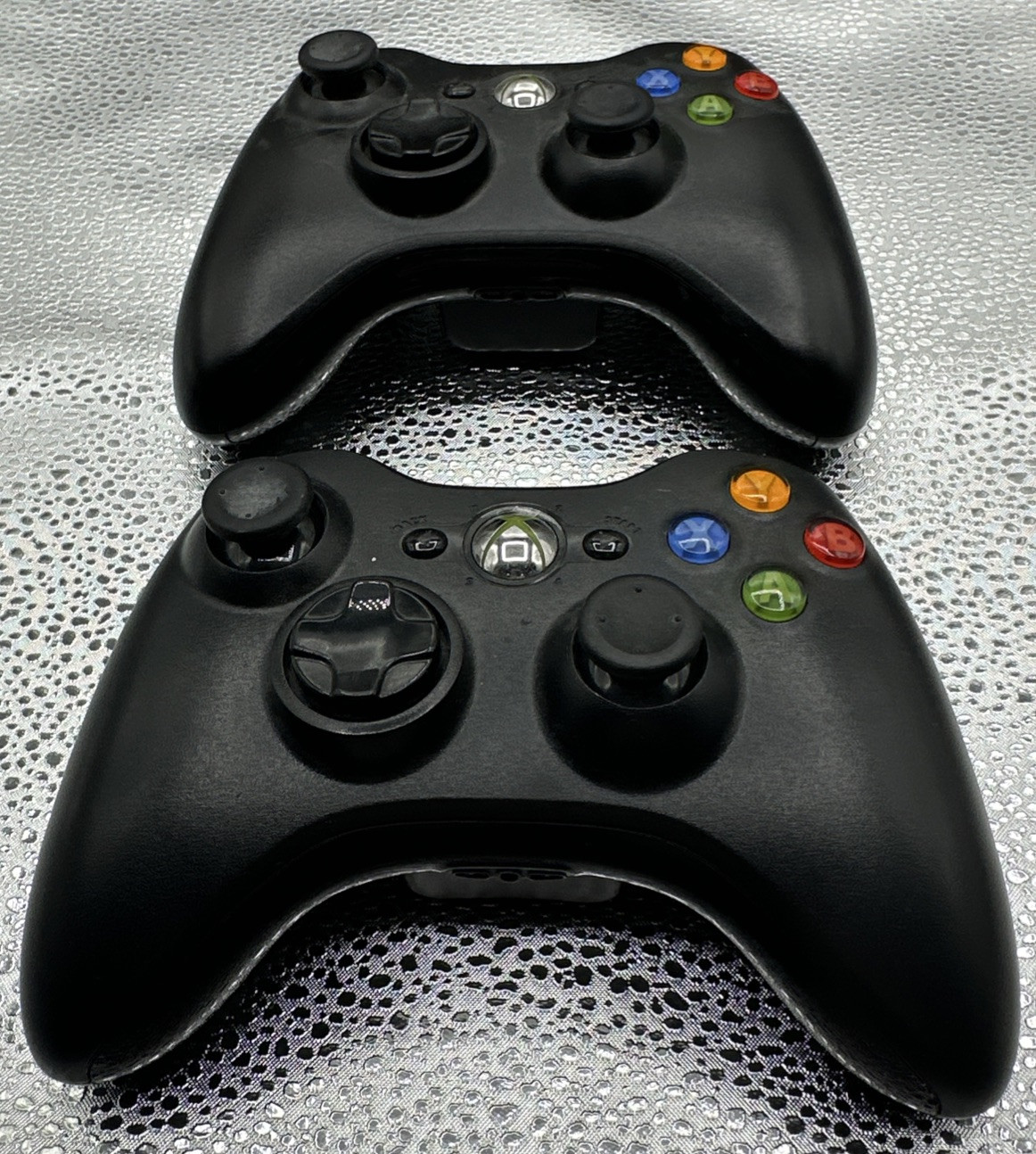 Microsoft Xbox 360 S Model 1439 Console Power Cord & Controllers 4GB *Tested*