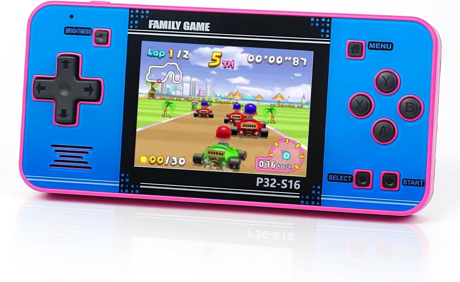 Handheld Game for Kids ，Built-in 220 32-bit Video Games, 3.0” IPS Screen, Rec…