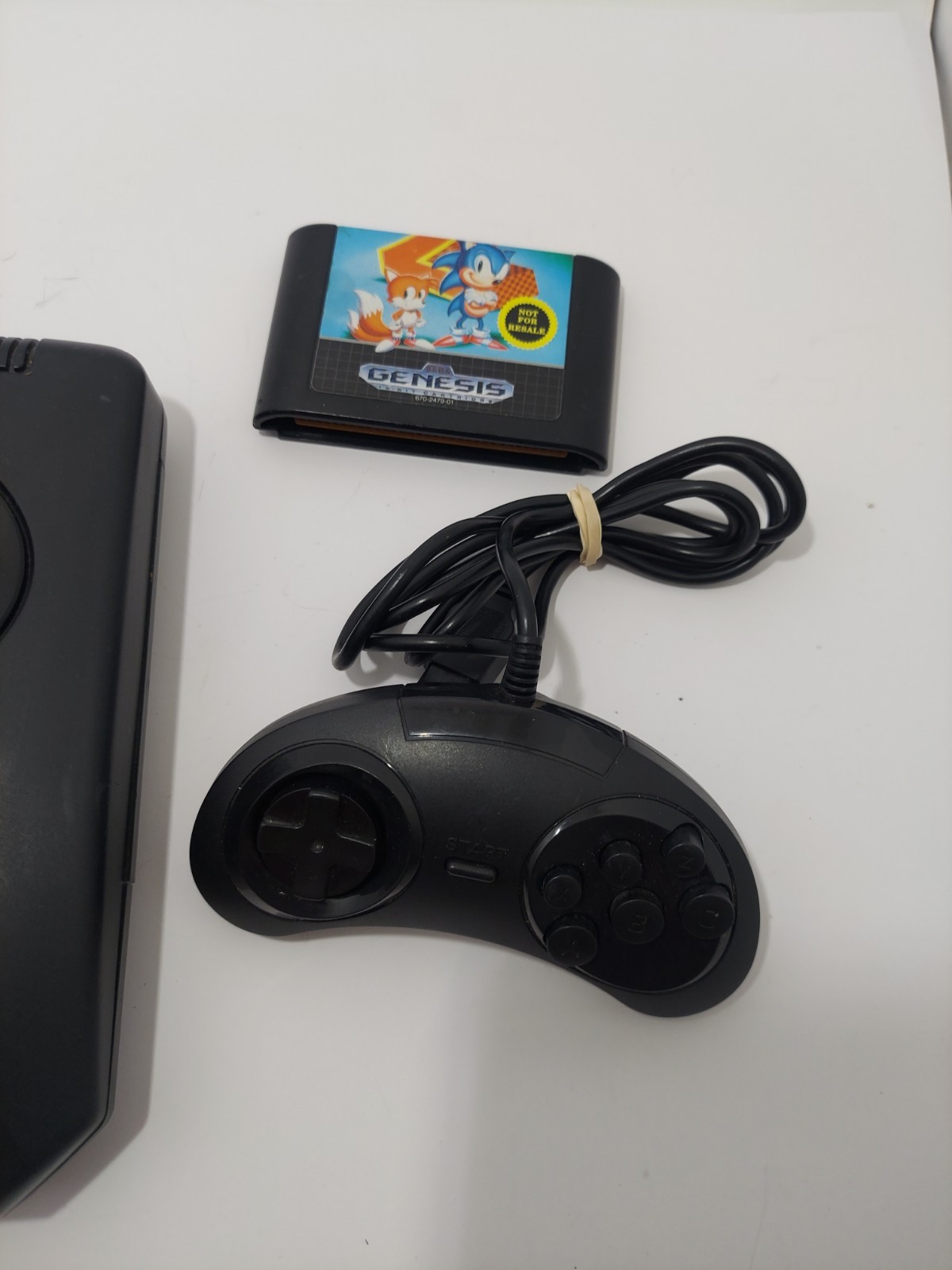 SEGA Genesis Model 2 with Sonic the Hedgehog 2 Tested And Working.