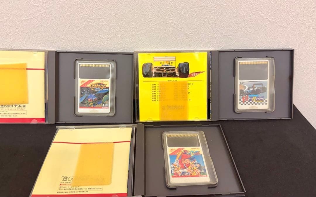 Retro Showa Era PC Engine HuCARD Software Set (7 games) NEC