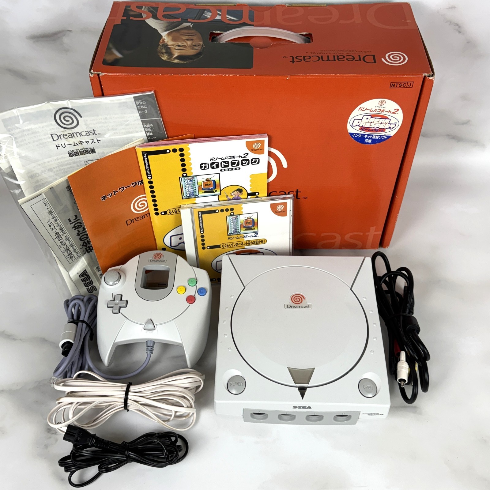 Sega Dreamcast Console HKT-3000 NTSC-J Japan Import 100V Tested Working Used