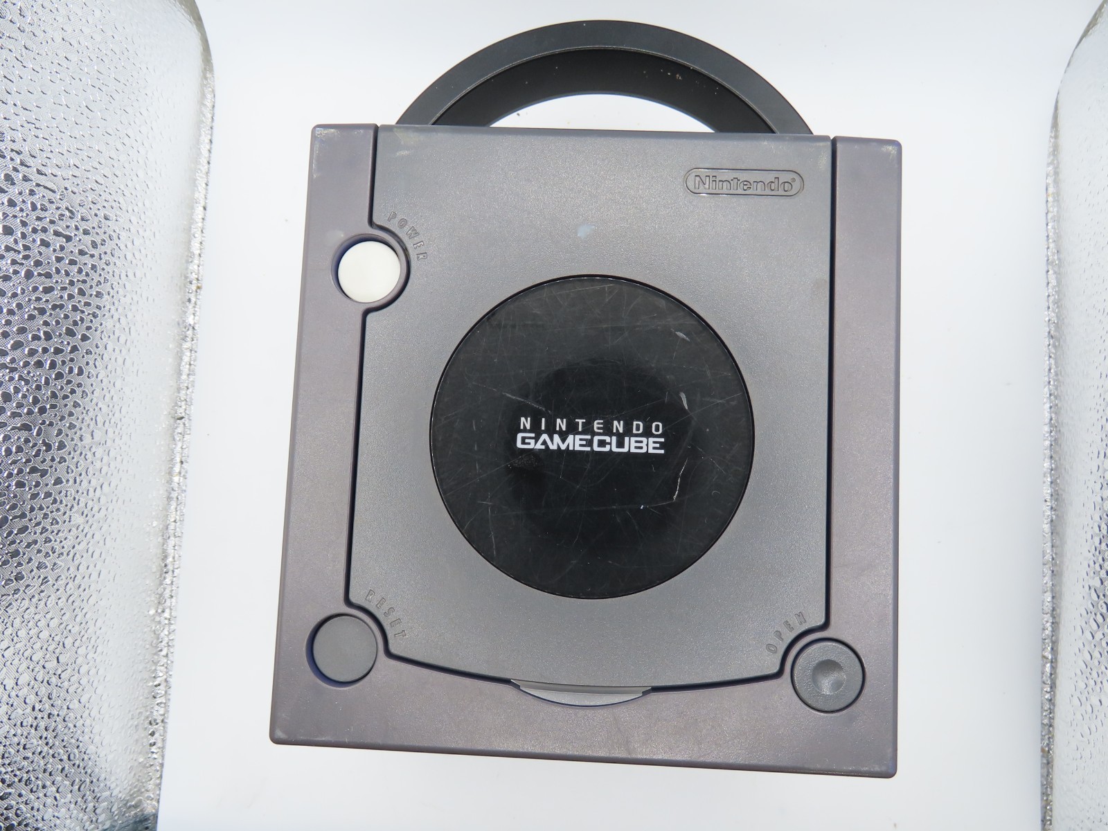OEM Nintendo GameCube Indigo Blue Shell Housing Top Shell Only DISCOUNT YELLOWED