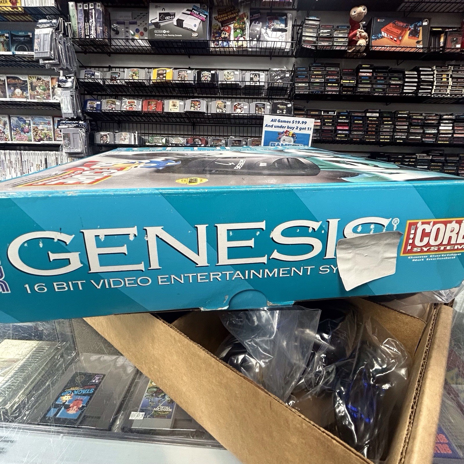 SEGA GENESIS MODEL 3 CONSOLE Open Box Never Played!