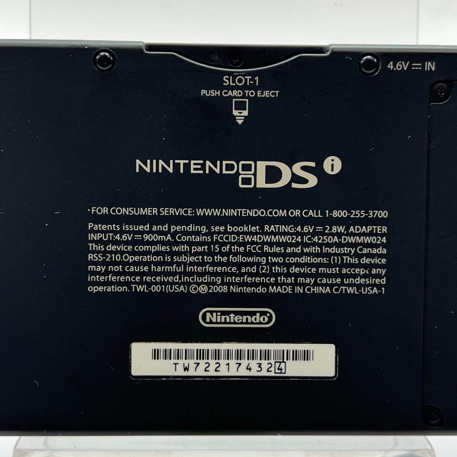 Nintendo DSi Handheld Game Console Only TWL-001 Black