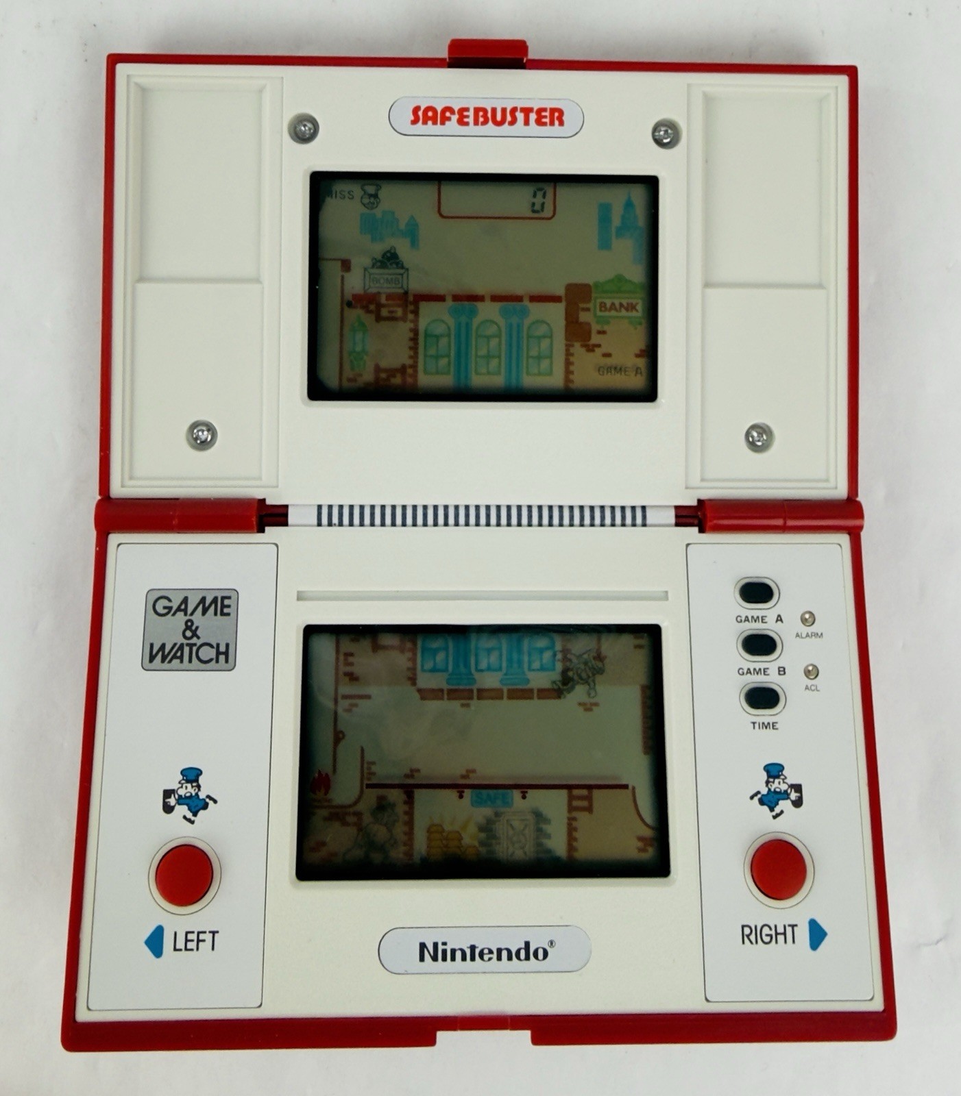 Nintendo SafeBuster JB-63 Game & Watch MultiScreen Retro 1988 Beautiful Shape