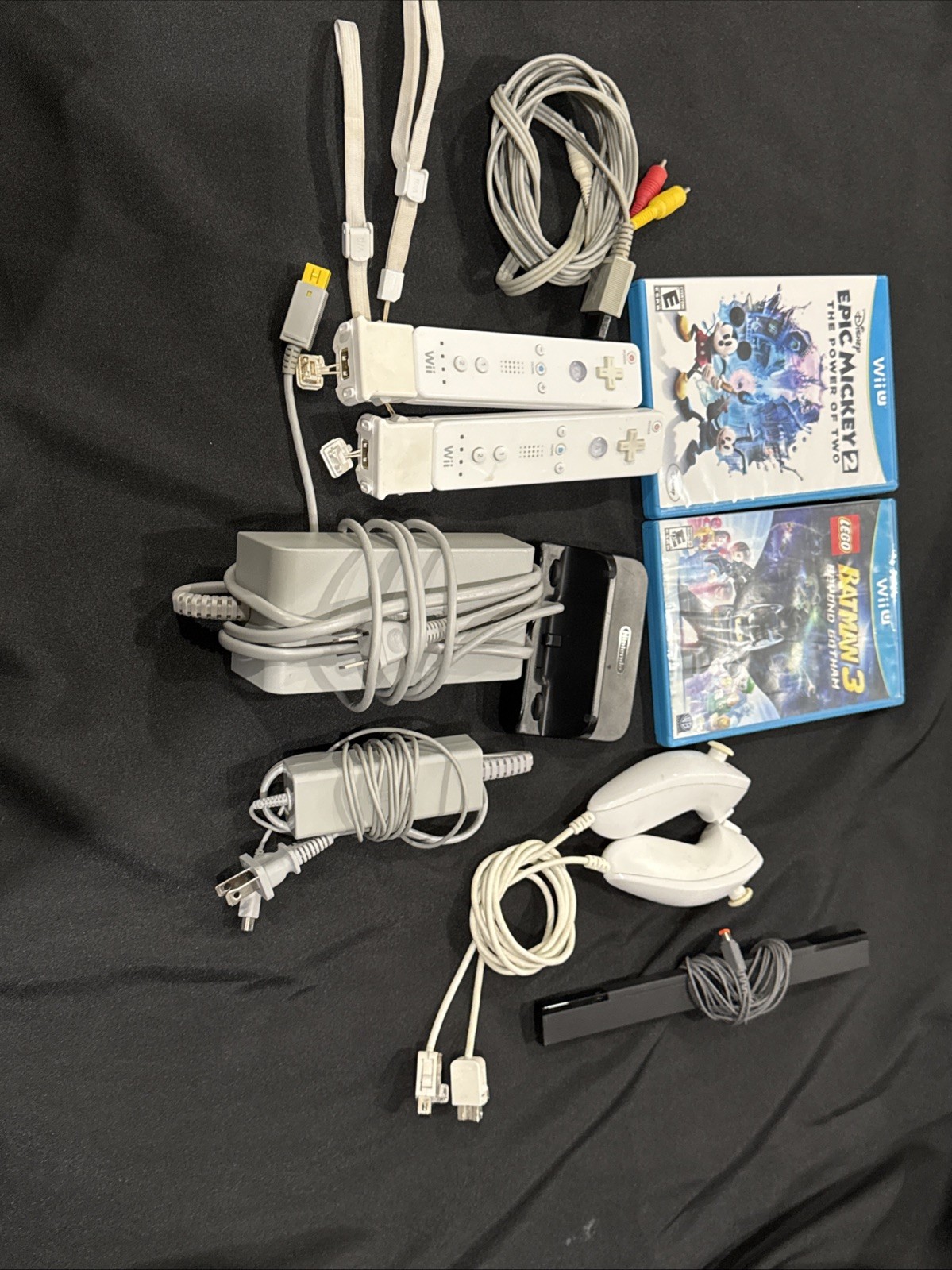 Nintendo Wii U Black 32GB Home Console WUP-101(02) HDMI USB NTSC-USA/Canada