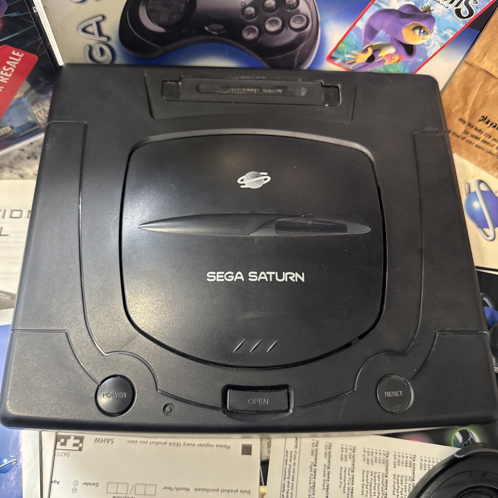 SEGA Saturn Console Variant Grail Nights Into Dreams! Very Rare!!