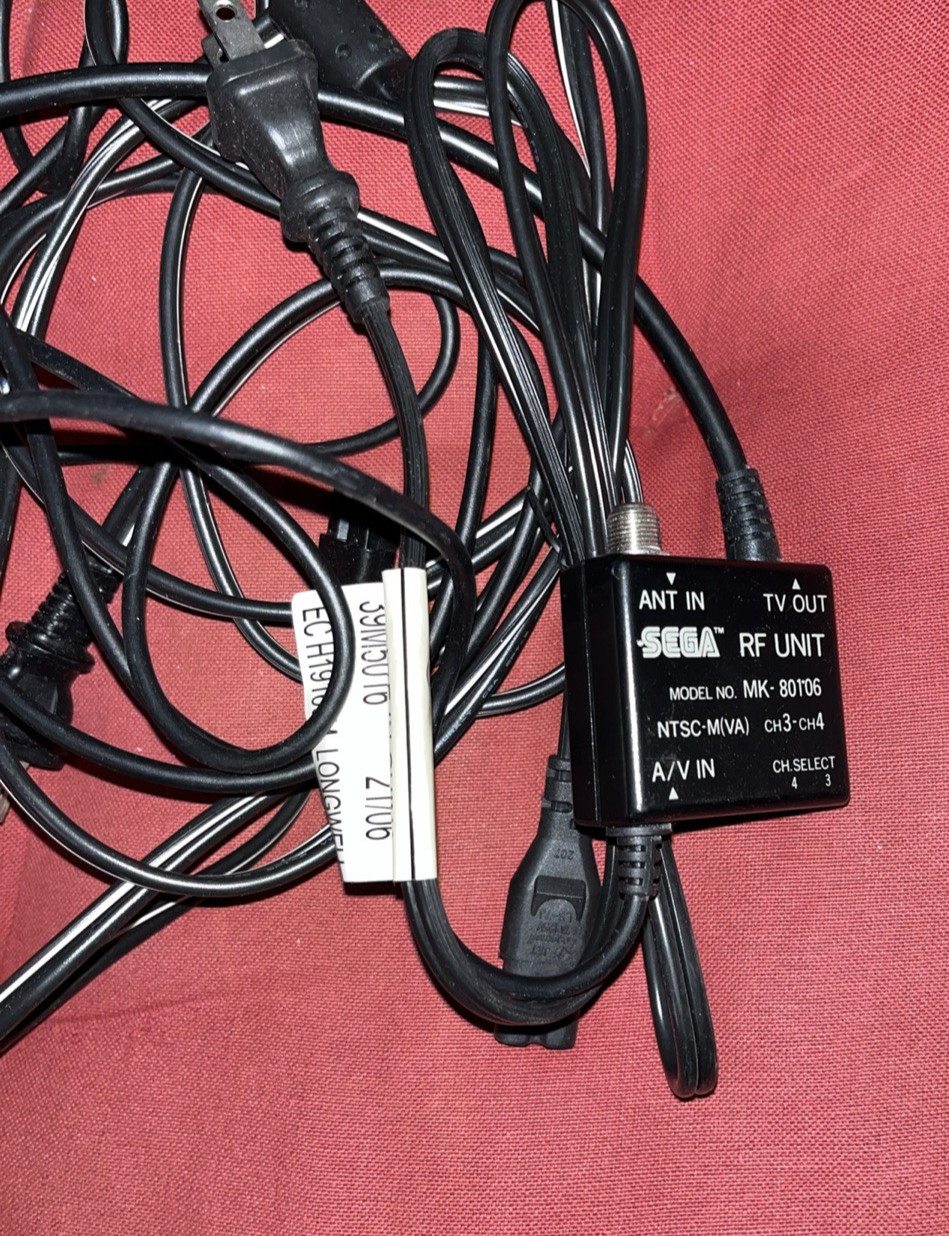 Sega Saturn MK-80000A, Controller, Not For Resale Games & Arcade Gun – TESTED