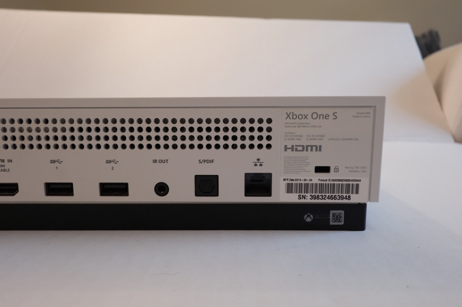 Microsoft Xbox One S 500GB Game Console – White